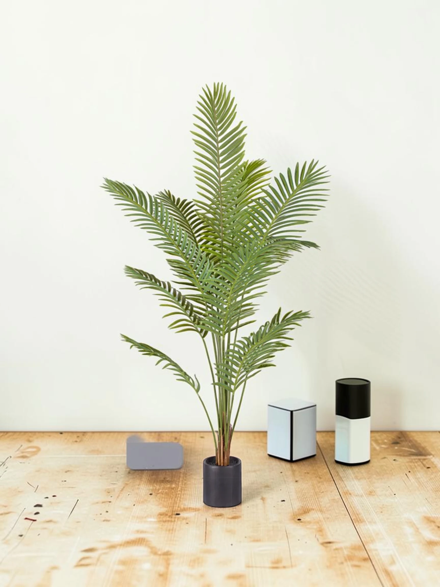 zorventhynis Artificial Areca Palm Tree Tropical Plant 210cm Green Polyethylene