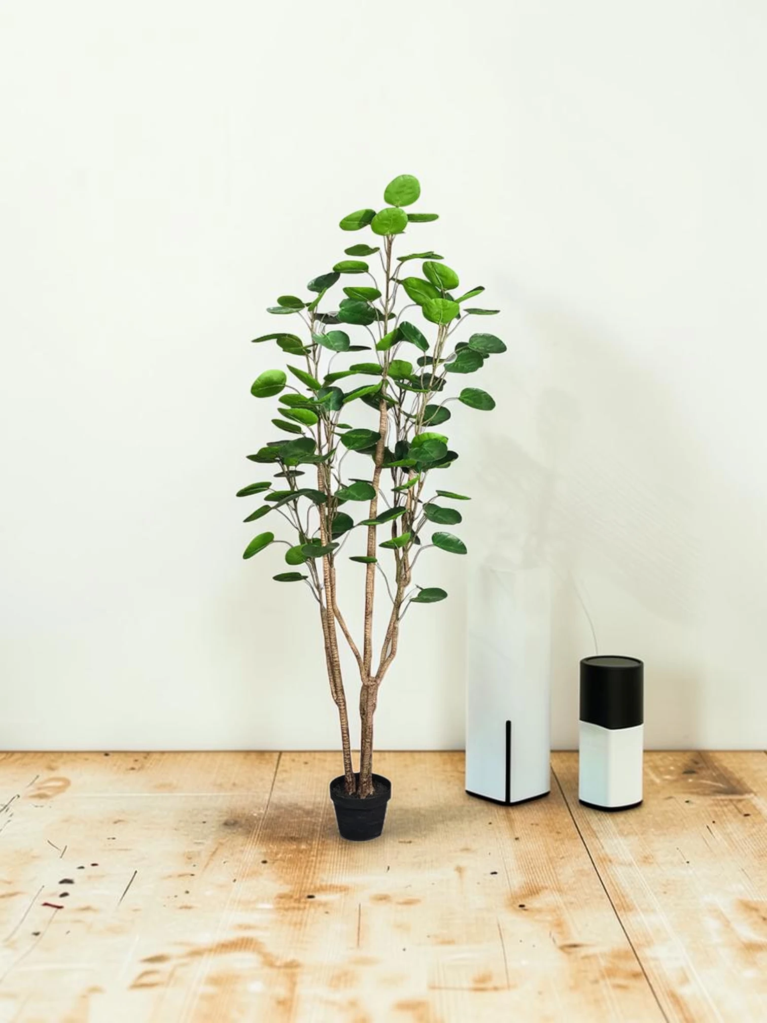zorventhynis 180cm Artificial Polyscias Scutellaria Tree, Plastic and PU Plant, Indoor Decorative Floor Plant