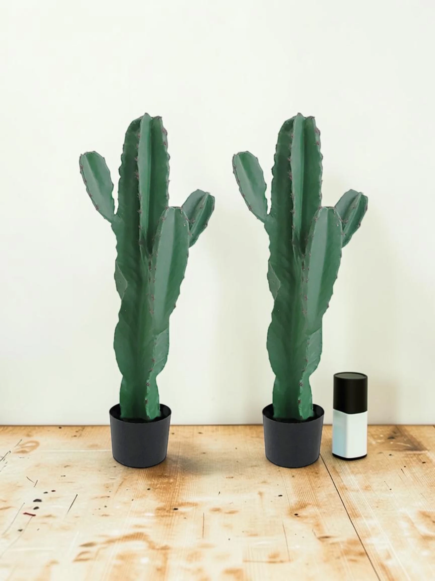 zorventhynis 2X 70cm Green Artificial Indoor Cactus Tree Simulation Decorative Plant 5 Heads