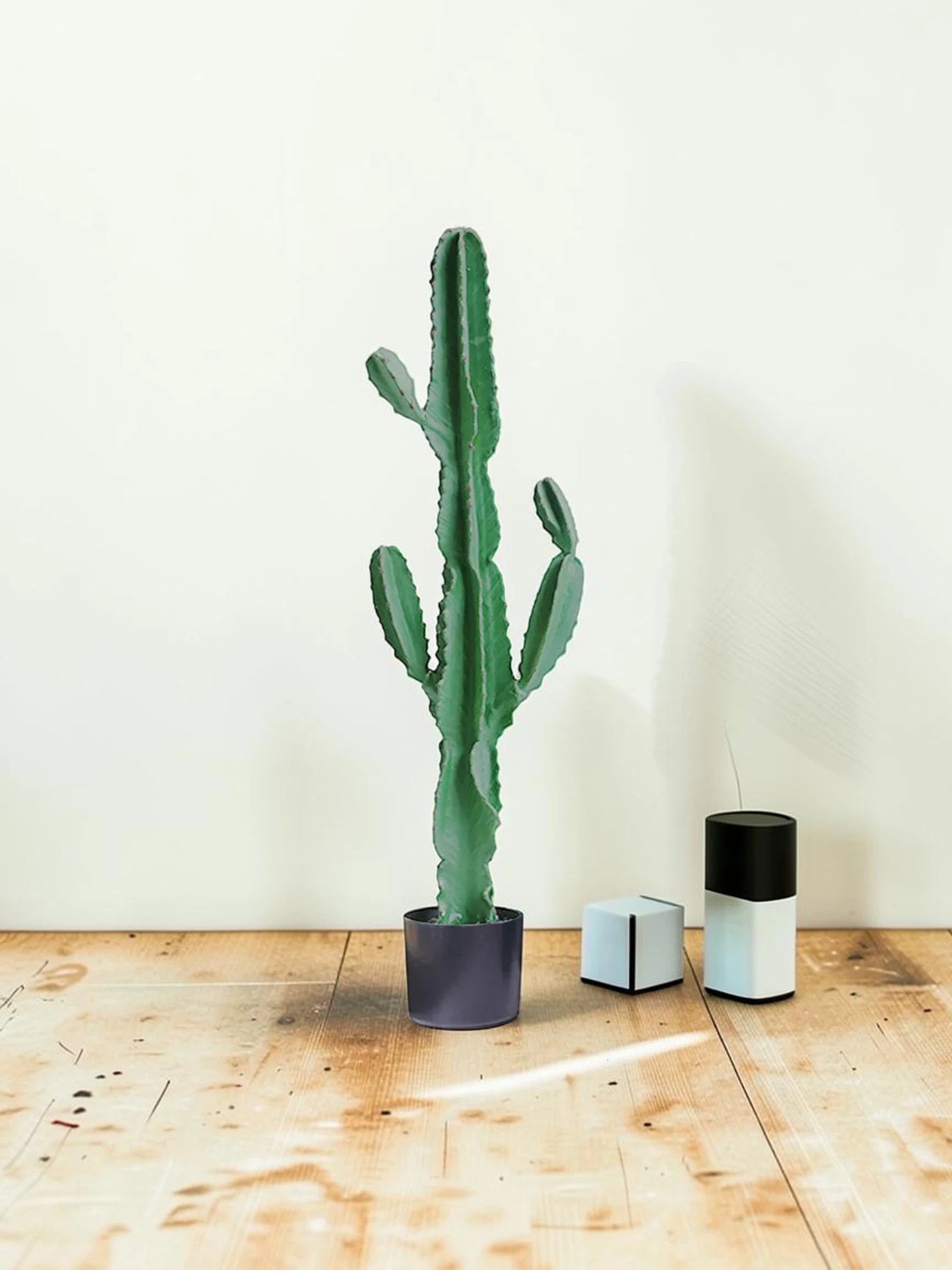 zorventhynis 120cm Artificial Cactus Tree 6-Head Decorative Plant Polyurethane Indoor Decor