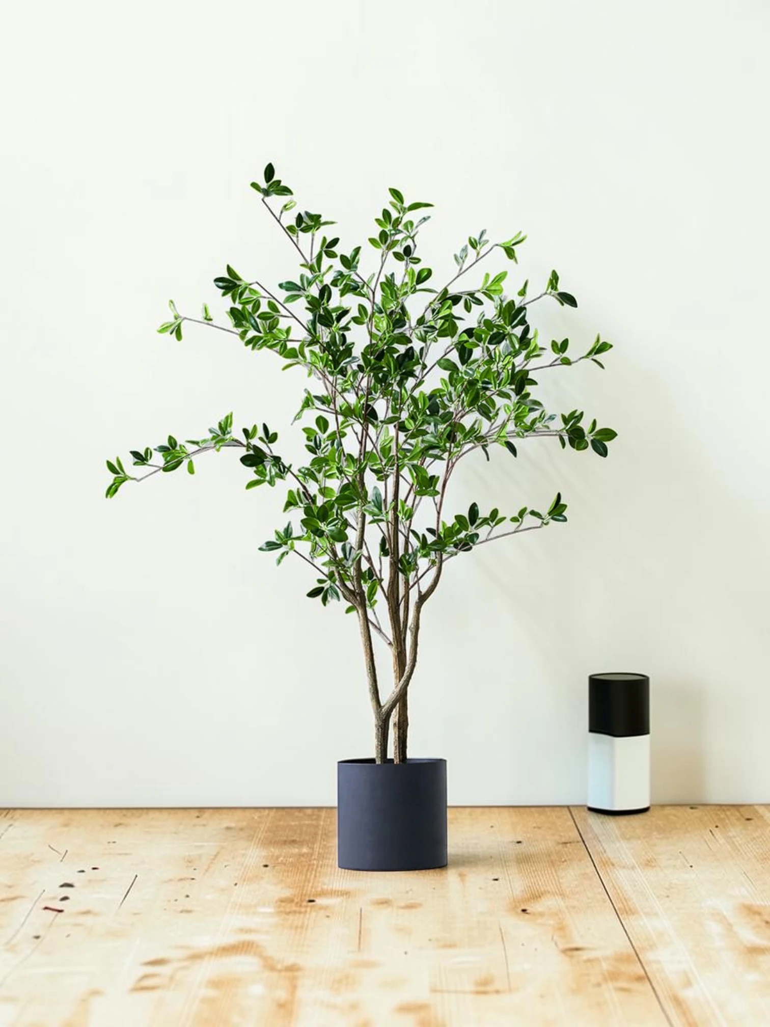 zorventhynis Artificial Watercress Tree 120cm Green Silk Leaf Simulation Potted Plant