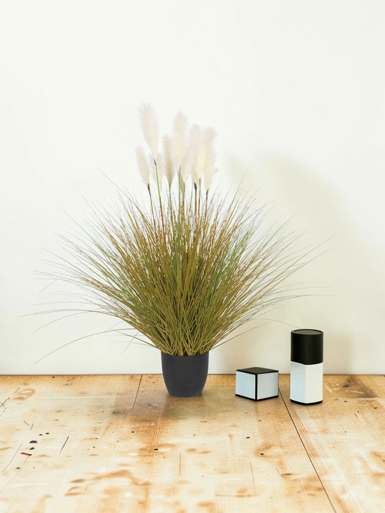 zorventhynis 137cm Artificial Potted Reed Bulrush Grass Plant Simulation Decorative Tree